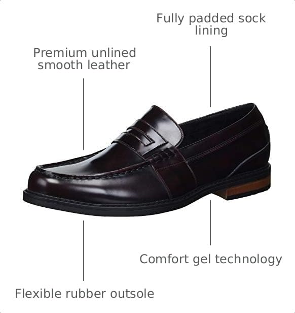 Image of Nunn Bush Men's Lincoln Classic Penny Loafer Slip-On