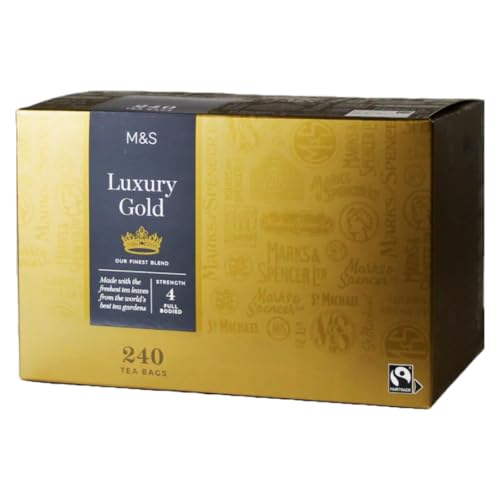 M&S Luxury Gold Tea fini l'amertume avec ce thé noir lisse 240 sachets