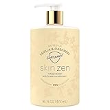Safeguard Liquid Hand Soap, Skin Zen, Washes Away 99% Bacteria, Made with Natural Moisturizers & 2X Skin Conditioners, Safeguarding Families, PH Balanced Formula, Vanilla & Cashmere Scent, 16 oz