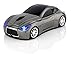 Produktbild KLEIN Design FTD-MS127 Kabellose Maus, Sportwagen Design, 2.4 GHz Verbindung via Nano-USB-Empfänger, Optischer Sensor, Für Links- und Rechtshänder, in Farbe grau