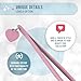 Expert Eyebrow Hair Removal Tweezer, Tweezers for Men, Women & Kids, Stainless Steel (PINK)