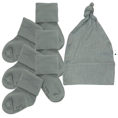 Image of Babysoy Eco Beanie and Socks Set