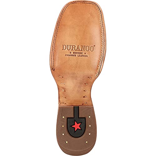 Image of Durango Premium Exotics Dark Brown Pirarucu Western Boot