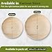 ECOEATZ 50 Pack 10" & 7" Round Palm Leaf Bamboo Plates – Compostable & Disposable Appetizer Plates, Strong Decorative Tableware for Weddings, Lunch, Dinner, BBQ, Picnics & Outdoor Events 7