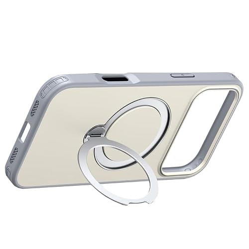 LUNBER-ARMOR�EFor iPhone 18 Pro �݊��i�P�[�X ������ �}�b�g�d�l Qi�[�d �X�^���h�@�\ For �A�C�t�H��18�v��(�x�[�W��)