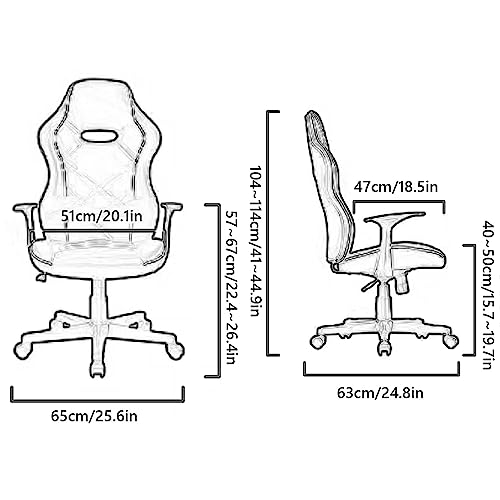 Chaise de bureau contre le mal de dos inclinable et réglable - 3