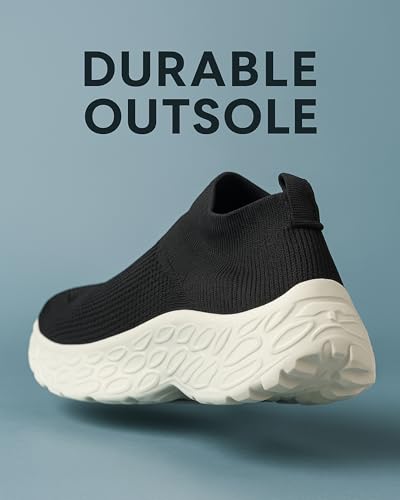 Image of Kraasa Walking Shoes for Men Height Increasing Sports Shoes Ultra Grip Soft Sole Gym Shoes Workout Lightweight Running Shoes for Men
