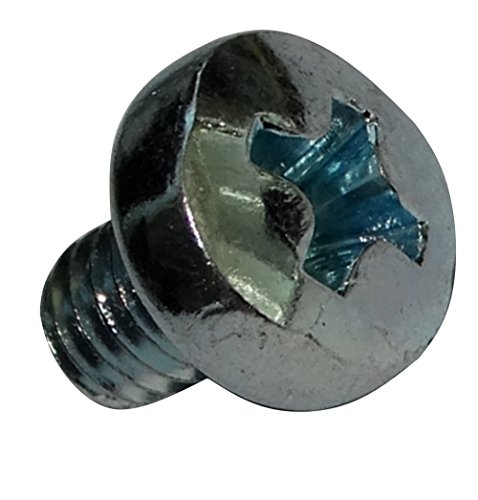 Preisvergleich Produktbild Aerzetix: 50 Schrauben M4x5mm Zylinderkopfschrauben DIN7985A Stahl verzinkt PH2 kreuzförmig Phillips C18851