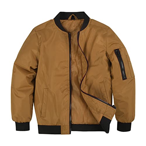 Image of SNOW DREAMS Boys Girls Bomber Jacket Flight Jackets Spring Varsity Jacket