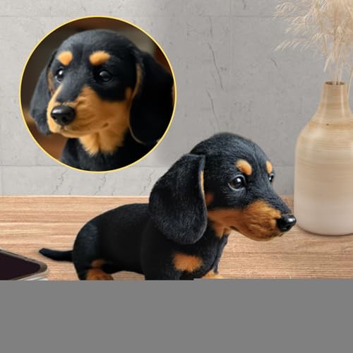 Generisch Kuscheltier,Emotionaler Spielhund,Dackel Kuscheltier,Niedlich Dackel Stofftier,dackel Hund Für Rucksack Freunde Zuhause Kinder Reise Jubiläen Arbeitsplatz Geburtstag Erwachsene