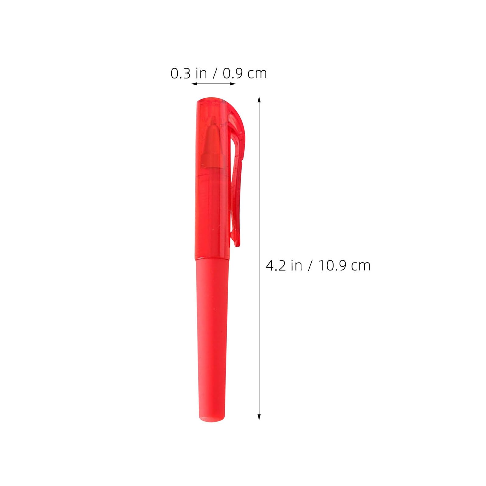 Bolígrafos de Gel Rojos 0,5 Mm Punta Fina, Mini Cortos Tapa, Pack 50 Unidades para Escuela, Oficina y Uso Diario, Escritura y Secado Rápido Portátil