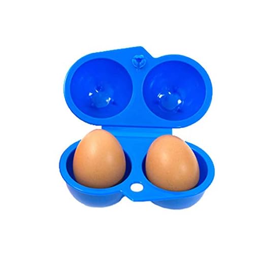 Lsgepavilion Boîtes à œufs portatives 2/4/6/12 pour œufs en plastique pour camping, pique-nique