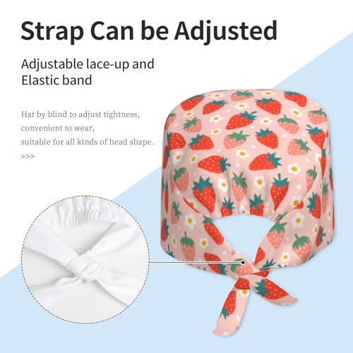 Image of Unisex Adjustable Surgical Sweatband - Elastic Bandage Cap - Scrub Caps for Nurse Working Cap