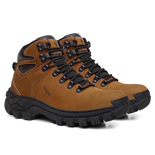 Bota Coturno Adventure Arizona Couro Legítimo Palmilhas Gel (41, Mostarda)