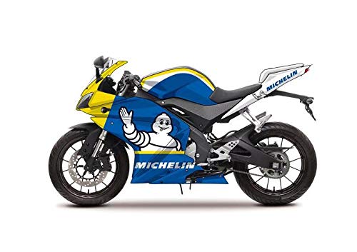 ADMOTOABS plastic Motorcycle Injection Pre-Drilled Hole Cowl Fairings Bodywork Kit Complete Set For Yamaha R125 2014-2018 (G Blue)