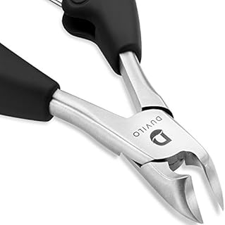 Heavy Duty Toenail Clippers for Ingrown and Thick Nails - Super Sharp Blades with Soft Ergonomic Grip Handles for Faster Nail Clipping - Also Great for Dog Nail Clippers Professional Trimmer Pain Free