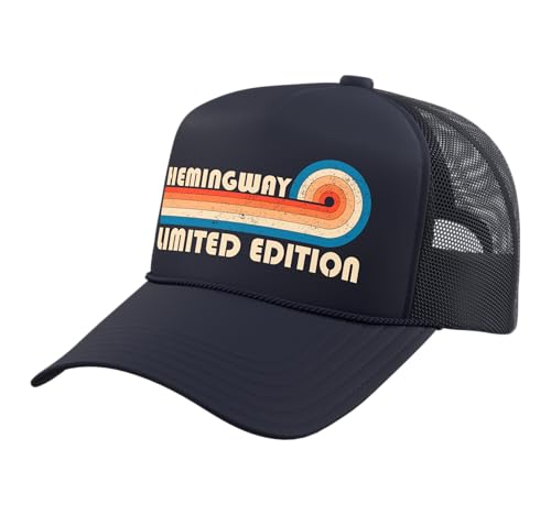 Gorra Trucker Retro 70s 80s con Raya Sunset y Malla Ajustable