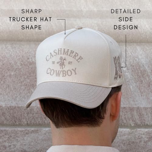 Image of Vintage Western Trucker Hat | Men & Women | Country Cute Caps for Cowgirls Cowboys | Camo Denim Embroidered Cotton | Snapback