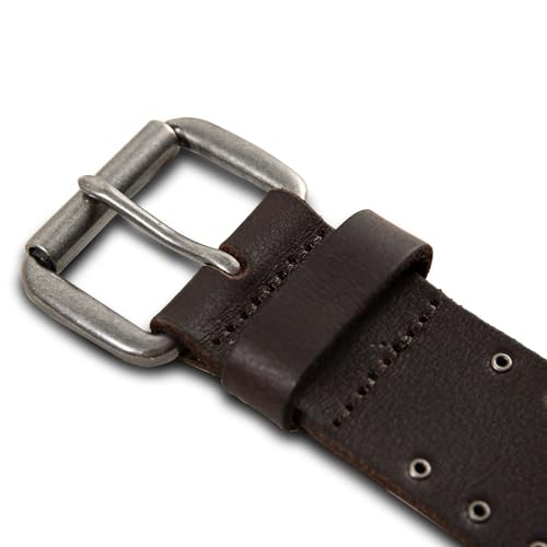 Image of Lucky Brand Men's Jeans Leather Belt| Classic| Casual| Dress| Everyday| American Heritage| Genuine Leather| Metal Buckle