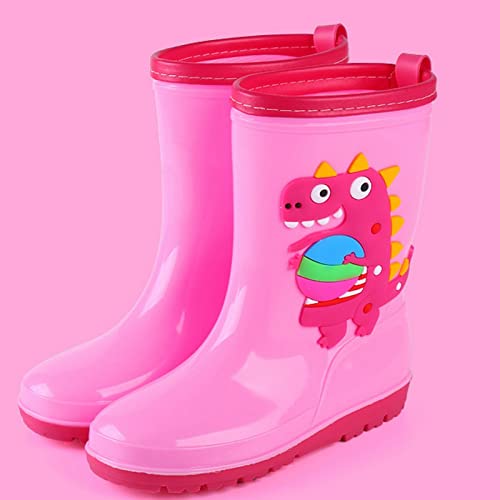Toddler Kids Children Rain Boots Boys Girls Baby Cartoo𝐧 Animals Waterproo𝐟 Shoes Non Slip Rubber Toddler Snow Boot2