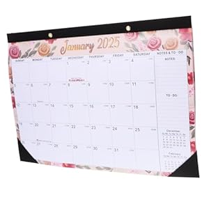 Gadpiparty 2025 Wandkalender mit Blumenmuster