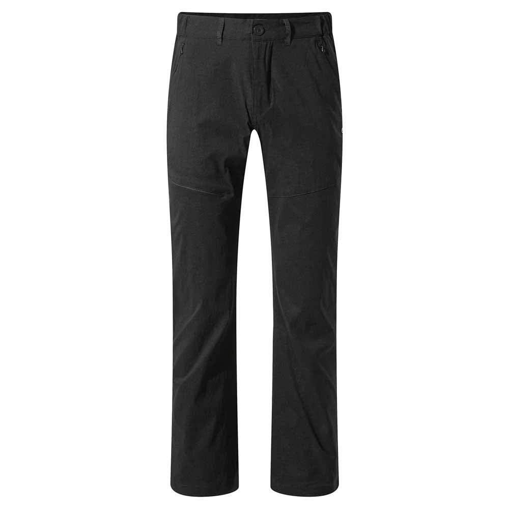 Craghoppers Homme Kiwi Pro Trousers, Pantalon De Randonnée, Noir, 34W Grande Longueur EU