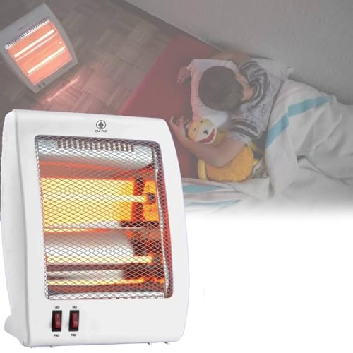 Lista de Termoventiladores y calefactores cerámicos los 5 mejores. 45 CM-TOP Calentador Eléctrico para hogar Calefactor portátil 800W Calefacción rapida silencioso Interiores Y Exteriores portátil de cerámica protección contra...