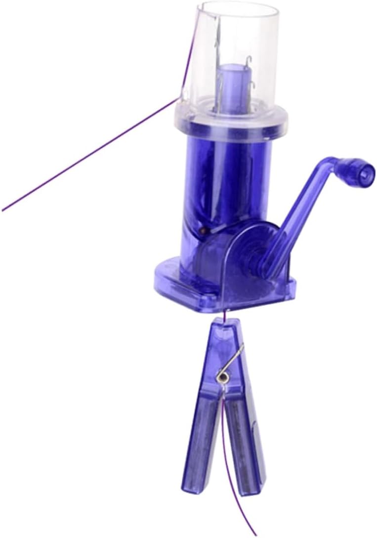 Blue Hand Knitting Machine for DIY Craft Cord Braiding and Knots