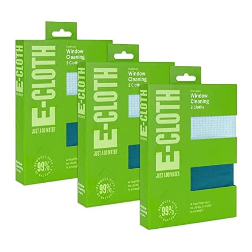 E-Cloth Window Cleaning Cloths (3-Pack)