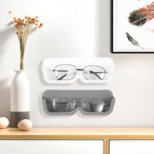 DONQTWAY 4 Stück Brillenständer für Mehrere Brillen, Praktischer Brillenhalter zur Brillenhalter Wand, Perfekte Sonnenbrillen Aufbewahrung, Moderner Brillenständer für Zuhause