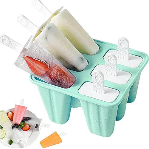 Bell Dream Popsicle Mould，Popsicle Molds 6 Pieces Silicone Ice Pop Molds Bpa Free Popsicle Mold Reusable Easy Release Ice Pop Make  thumb #6