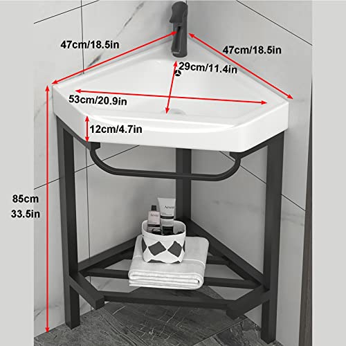 ARHAMS Mobile da Bagno a Pavimento, Lavandino
