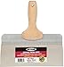 Hyde Tools 09337 10-Inch Pro Hardwood Stainless Steel Taping Knife with Extruded Back