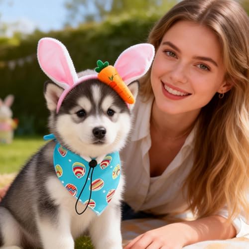 Disfraz de Pascua para Perros Mediano Azul miniatura 5