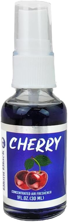 Ambientador concentrado en espray de 1 oz. Botella de vidrio - Elige tu aroma (cereza)