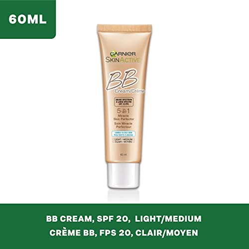 Garnier SkinActive BB Cream Oil-Free Face Moisturizer, Light/Medium, 2 fl. oz.