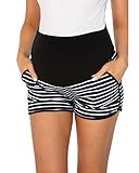 umstandsshorts h&m Mit 2 Taschen Love2Mi Umstandsshorts Damen Komfortable Kurze Umstandshose für Sommer