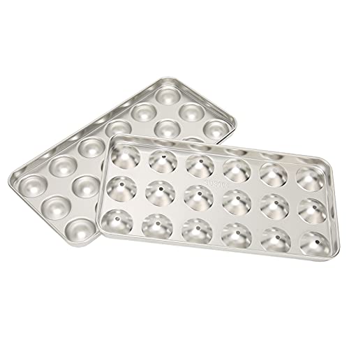Molde para hielo de acero inoxidable 304, bolas redondas miniatura 7