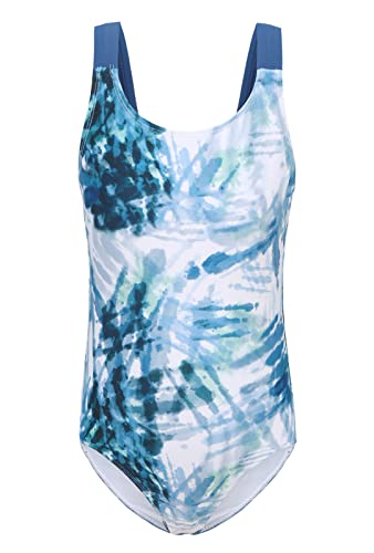 Image of Girls One Piece Swimsuits Tie Dye Bathing Suit for Girls Hawaiian Swimwear 3-16 Years