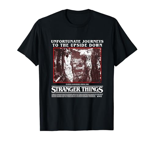 Ropa urbana clásica de ciencia ficción de terror al revés de Stranger Things Camiseta
