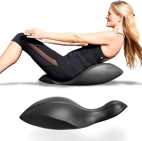 VIDECOR Dolphin Shaped Spine Corrector, Pilates Fitness Equipment with PU Material Human Bionic Design Hold Up to 176lBS, Lightweight Durable Core Training Balancer for Body Exercise, Stretching
