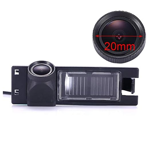 Nueva Lente 170° Super Granangular HD Color Cámara de Visión Trasera Impermeable,Vision Nocturna Cámara de Marcha Atrás para Buick New Lacrosse/Opel Astra H/Opel Zafira B/Corsa D/Vectra C/Insignia