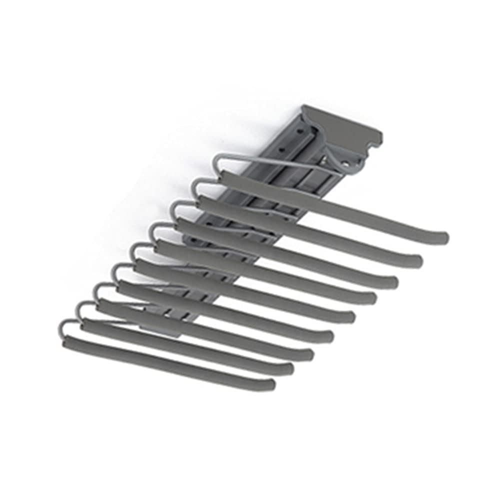 WMYYZYQ Space-Saving Multi-Function Pants Rack, Pull-Out Wardrobe Hanging Rail, Sliding Coat Organizer, Extendable Closet Storage Solution for Efficient Organ,B-60cm/23.6inch