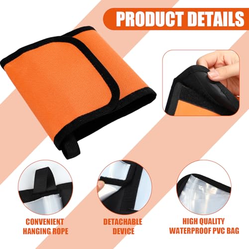 Sunnymove JIH-Sunnymove-3689 2 Pack Funda para Cañas de Pescar 20 Bolsillos Naranja miniatura 3