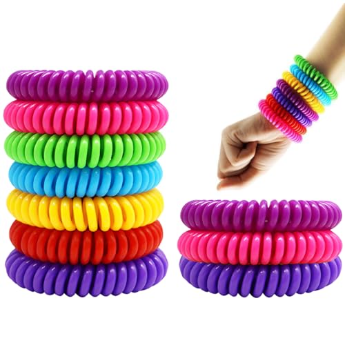 EIHI 10 Pezzi Braccialetto Zanzare, Braccialetti Antizanzare Bambini, Braccialetto Repellente per Zanzare, Regolabile Bracciale Zanzare Per Bambini e Adulti, Uomini e Donne Interno ed Esterno