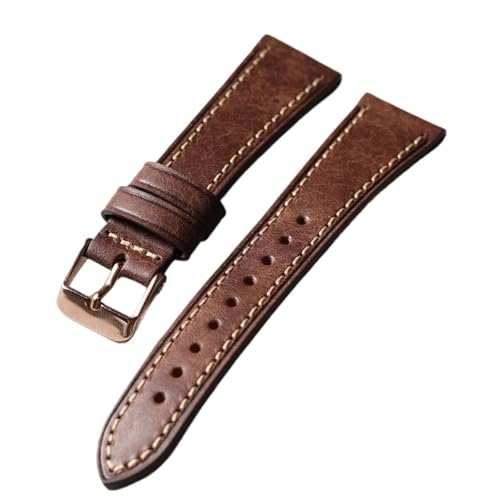 [X] nhCh{vXgbv 18 19 20 21 22MM Be[WgbvC[vuXbg AeB[NEHb`ɍœK voh vXgbv(D rose gold Buckle,18mm)