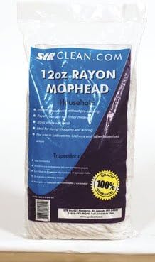 6 Each: Syr Cut End Rayon Mop Head (2rcn-s-ww-bg)