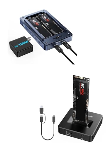 Enclosure M.2 NVMe ACASIS 40Gbps con Dock USB C/A miniatura 1