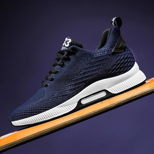 Image of BMINFEE Men's Invisible Height Increasing Elevator Shoes Lightweight Sport Shoes Height-Boosting Breathable Lace up Sneakers 2.4 Inches