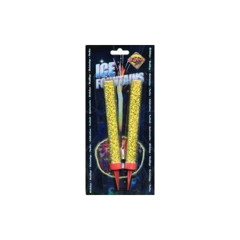 Fountain Candles Gold Pack of 2 Cover